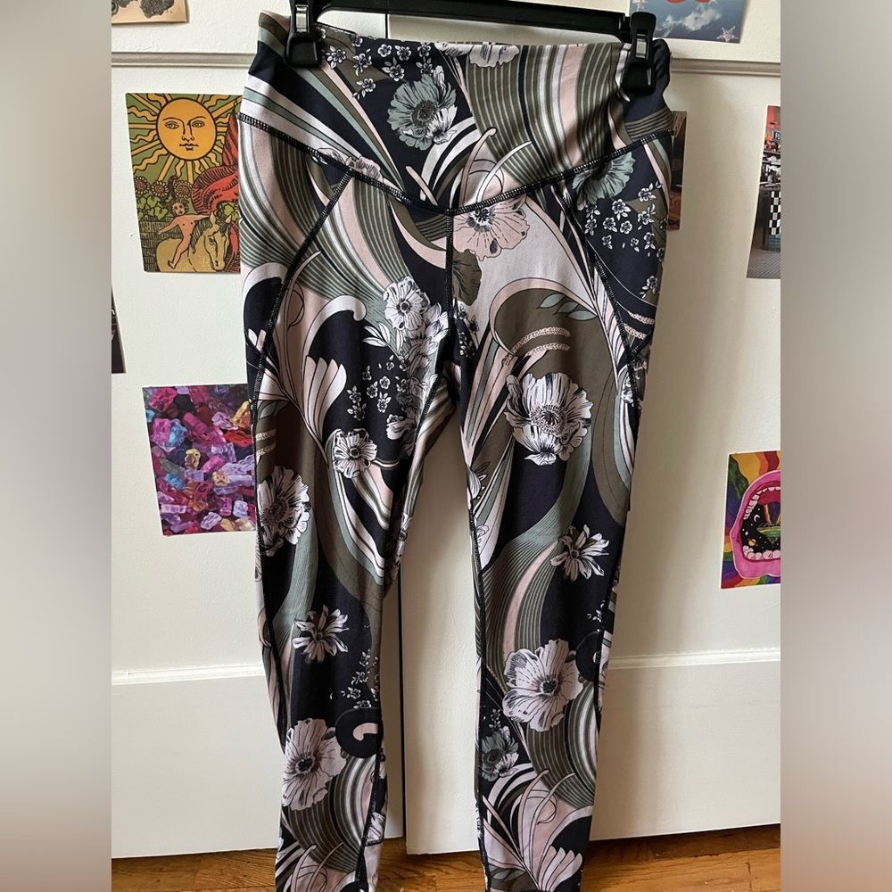 Free People Movement Wave Crush Leggings in Black Combo